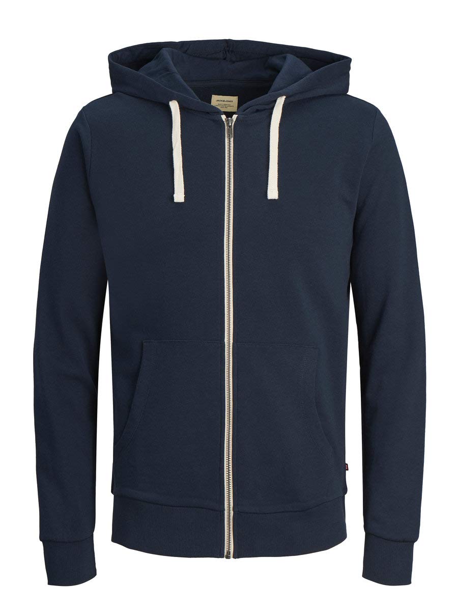 JACK & JONES Jjeholmen Sweat Zip Hood Plus Noos Sudadera para Hombre