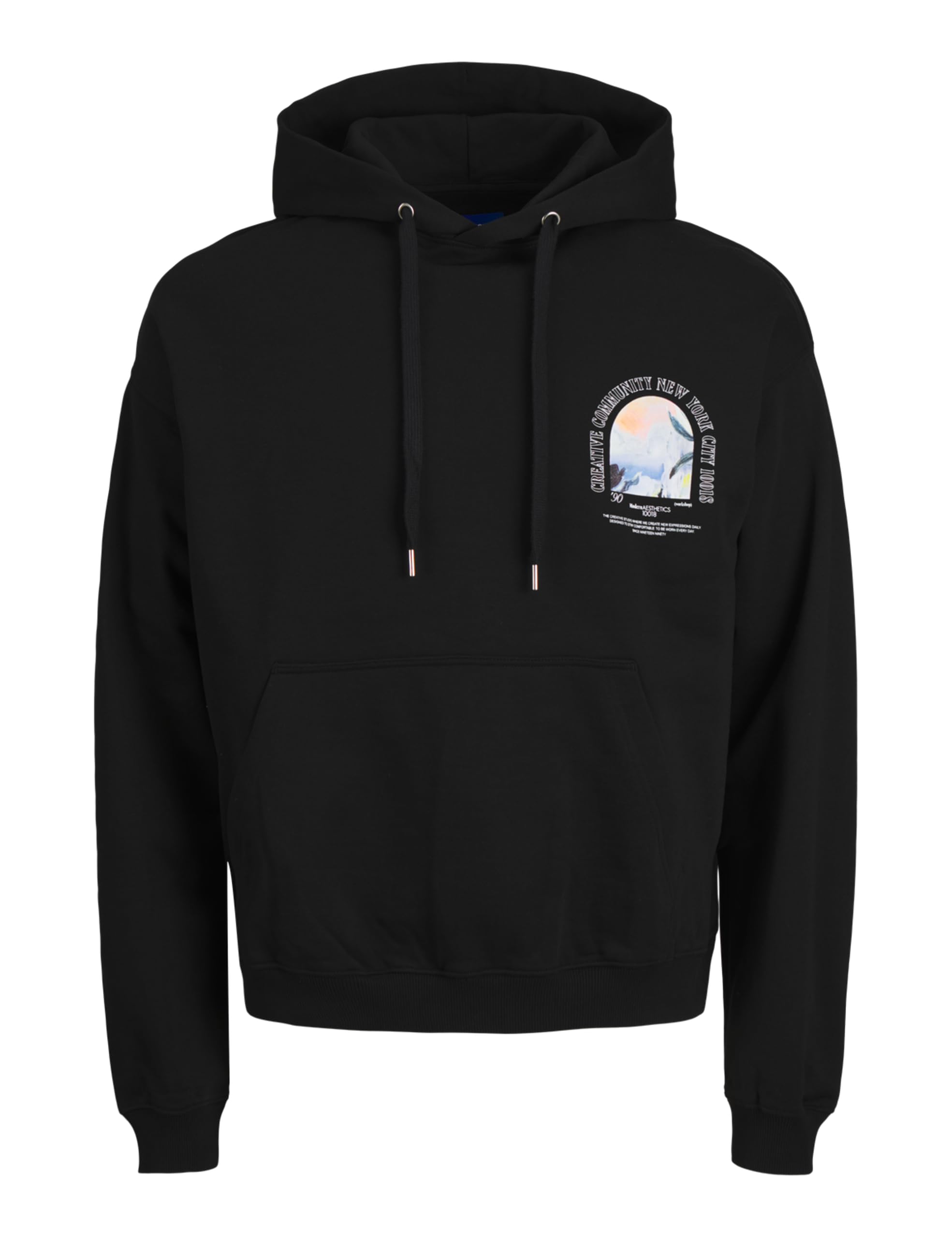 JACK & JONES Jorroxbury Chest Sweat Hood Sudadera con Capucha para Hombre