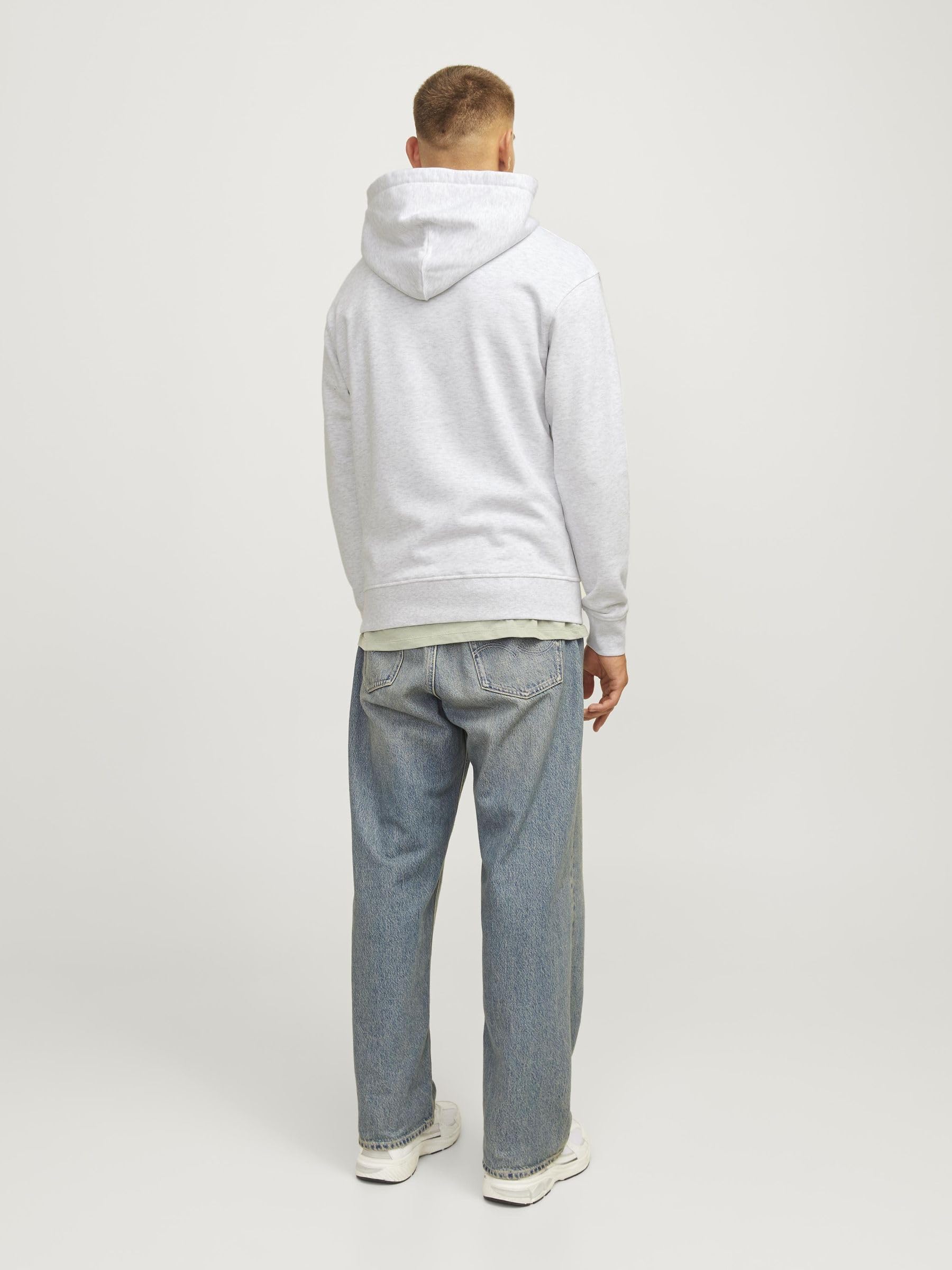 JACK & JONES Sudadera Jorportland Block Branding Hood Capucha para Hombre