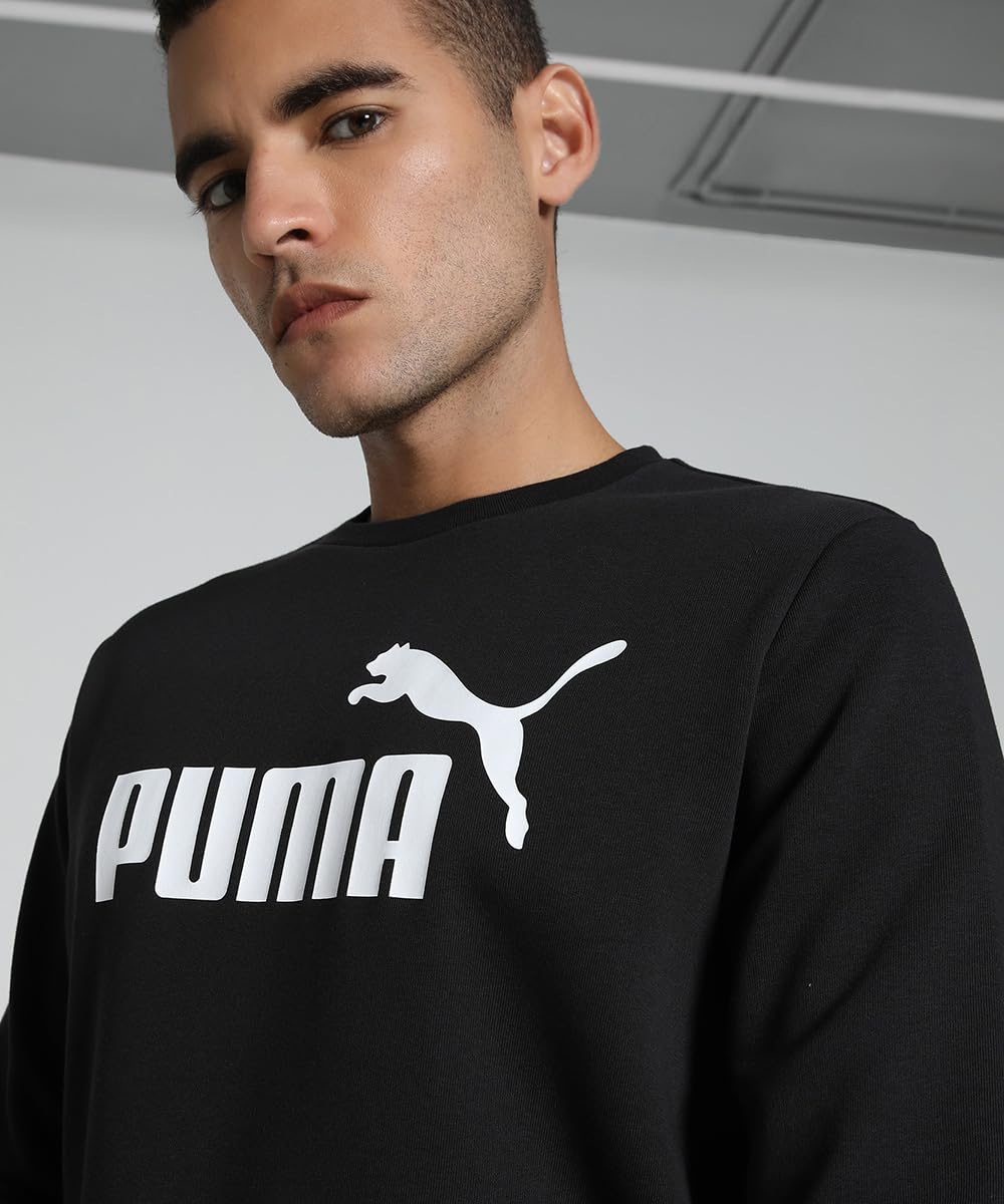 PUMA ESS No. 1 Logo Crew TR Sudaderas con tripulación Hombre