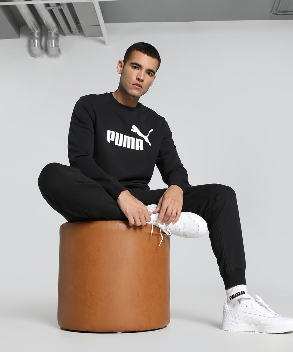 PUMA ESS No. 1 Logo Crew TR Sudaderas con tripulación Hombre
